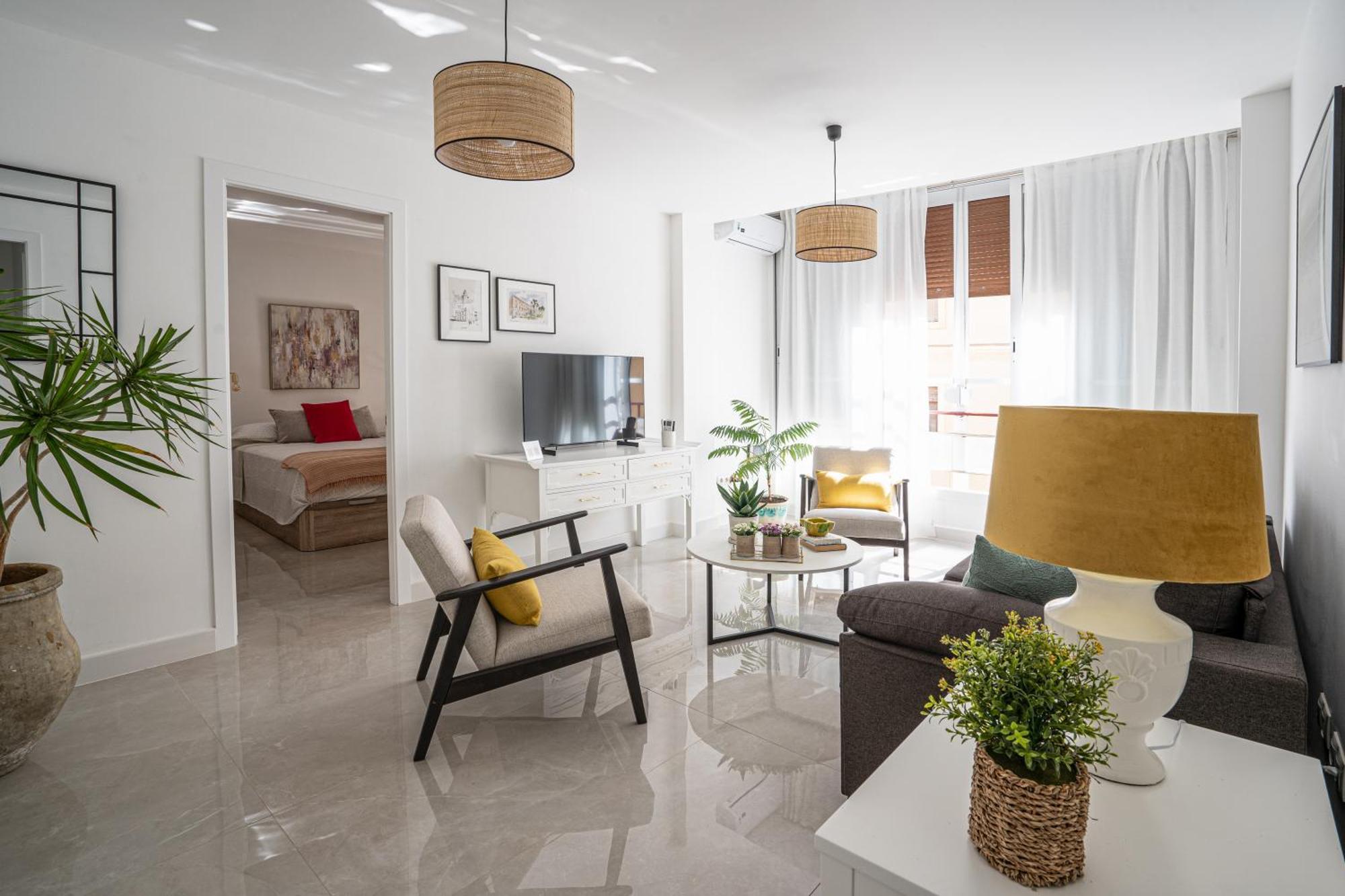 Apartment Center Soho Deluxe Málaga Exteriör bild
